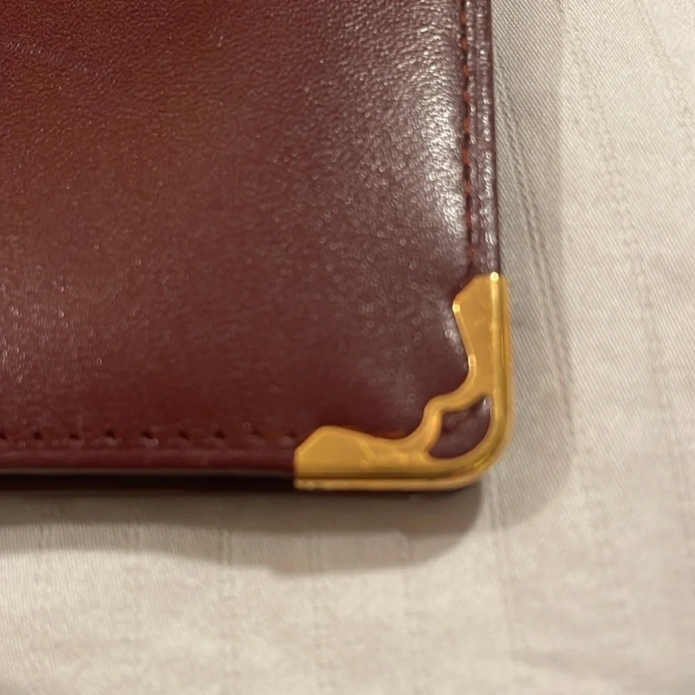 Cartier Bifold Men's Leather Long Wallet WLT